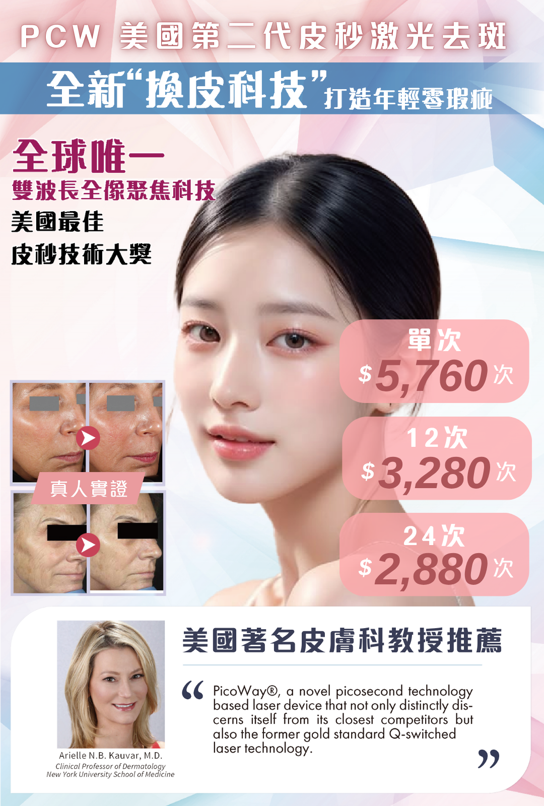 PCW 美國第二代皮秒激光去斑